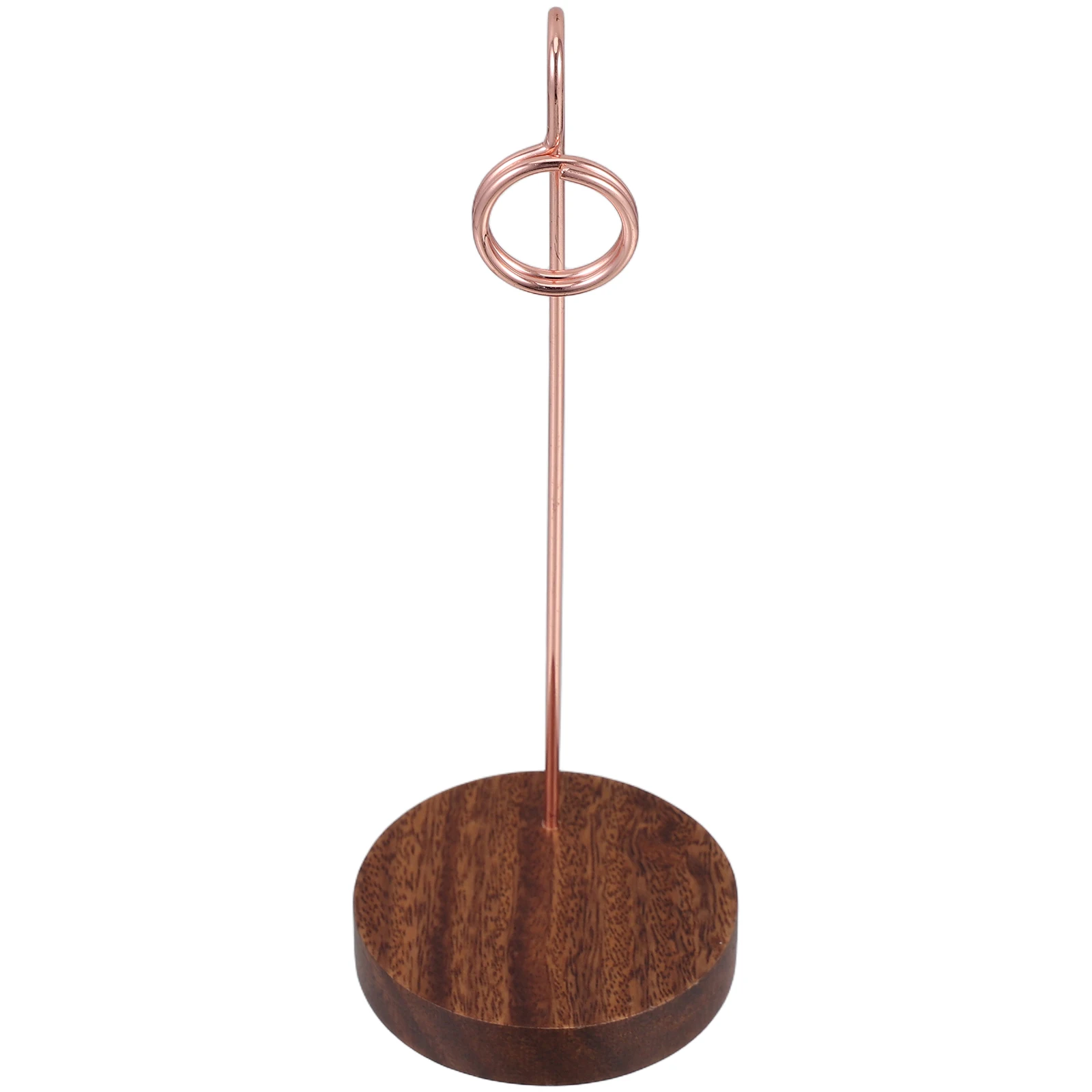

Wooden Memo Holder Desk Card Photo Display Menu Sign Restaurant Cafe Office Tag Note Folder Table Top Name Place Number