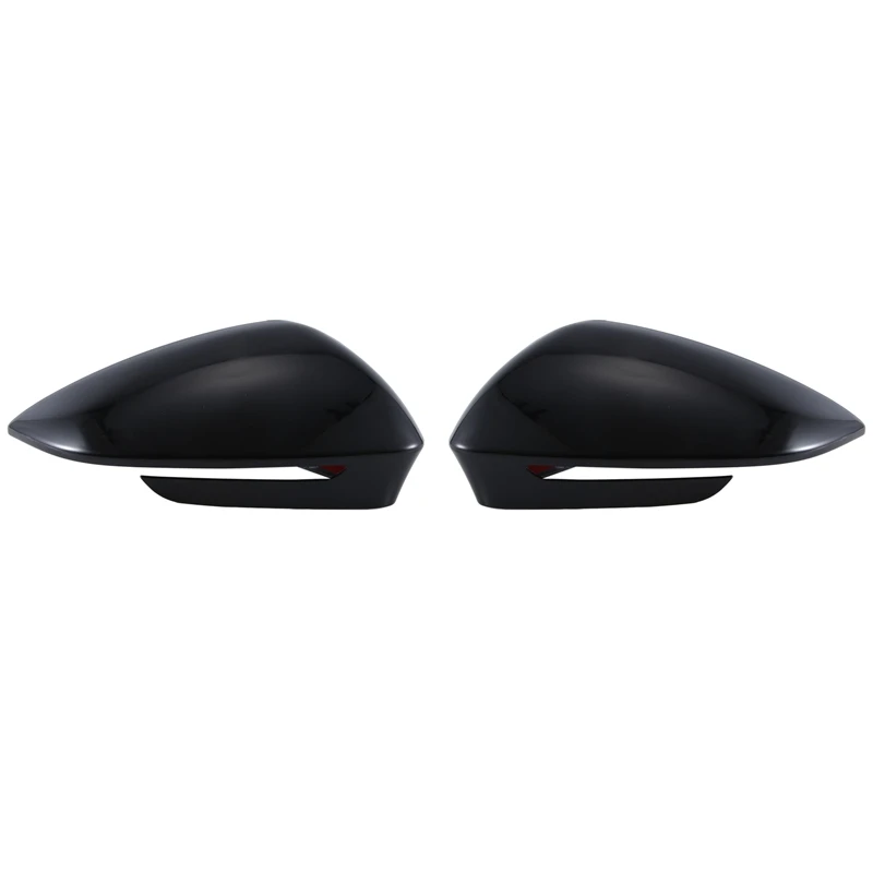 Side Rearview Mirror Replace Cap Cover With Lane Assist ABS For Volkswagen VW ID4 ID.4 ID.6 2020 2021