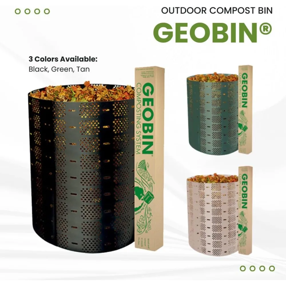 مصنوعات المعزوفة جيوبين كومبوست بن - 246 جالون، قابلة للتوسيع، سهلة التجميع، صنع في الولايات المتحدة الأمريكية، مكون خارجي وفناء خلفي