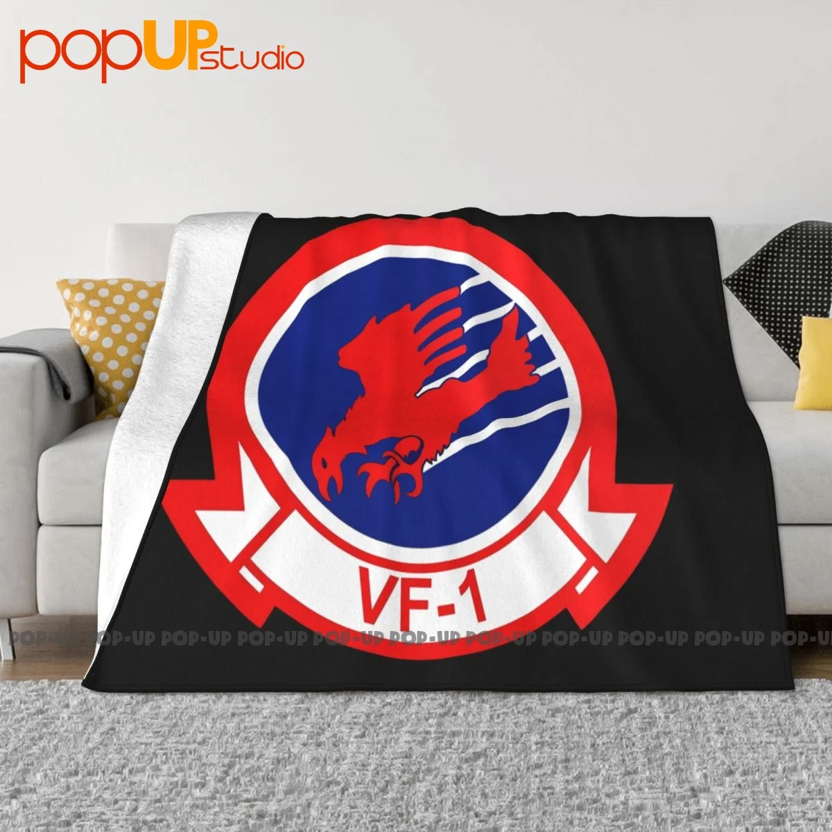 Top Gun Goose Vf 1 F 14 Tomcat U.S. Naval Aviator Blanket Plush Raschel Comfortable Faux Fur Throw Sleeping Sheets