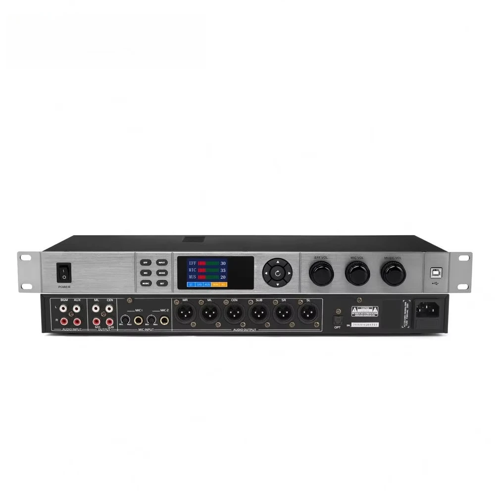 

Berase Low Price 5.1-Channel Digital Preamp Audio Effect Processor Reverb High Quality