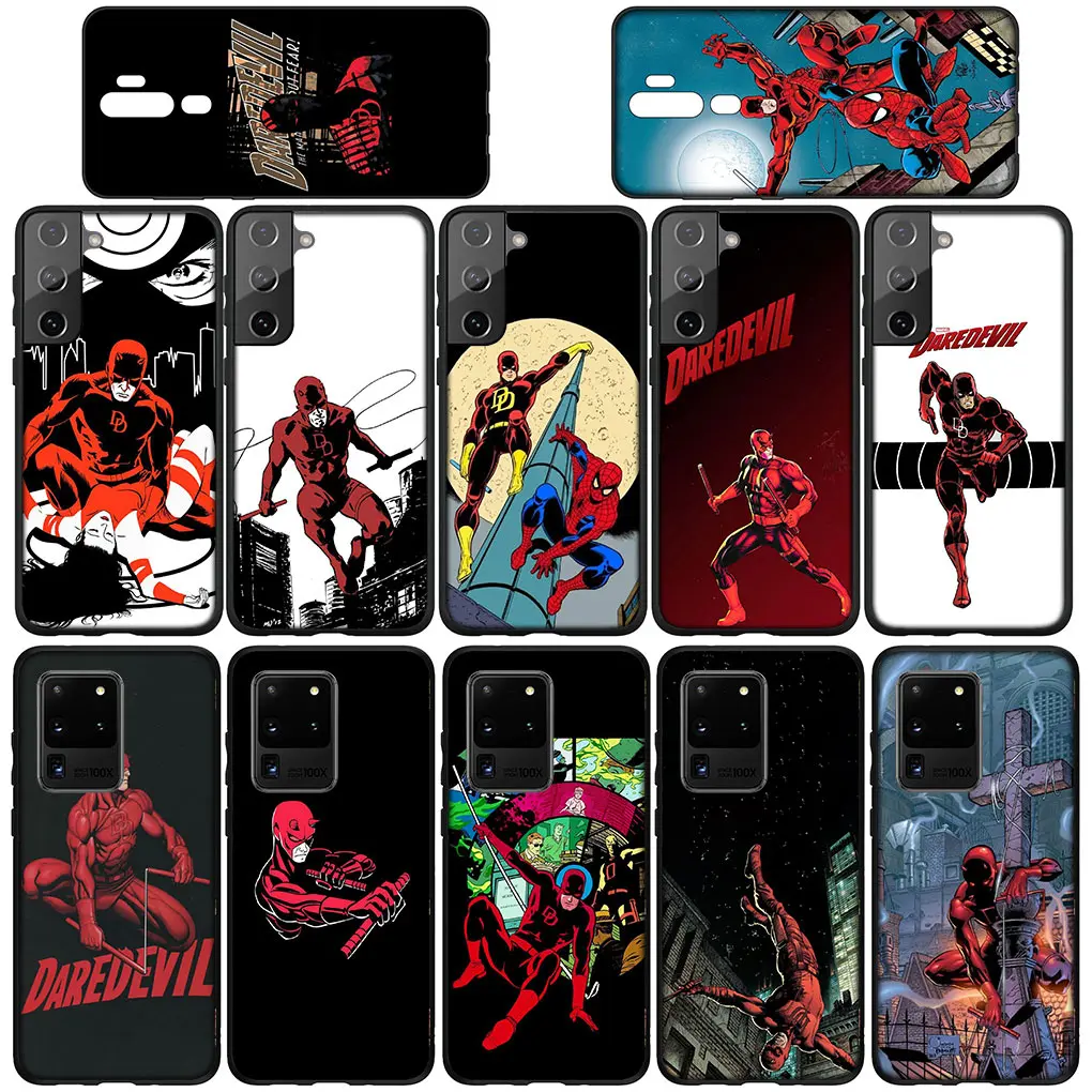 Poster Daredevil Marvel Cartoon Phone Cover Case for Huawei Y7A Y6P Y5P Y6 Y7 Y9 Prime 2018 2019 Y8P Y9A Y8S Y9S P Smart Casing