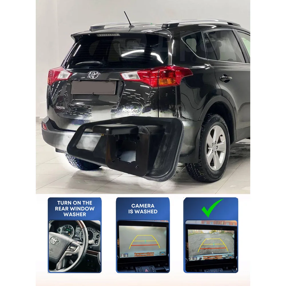 For original Toyota RAV4 2012 2013 2014 2015 Reverse Camera Cleaner Rear View Reverse Backup Camera cleaning Washer
