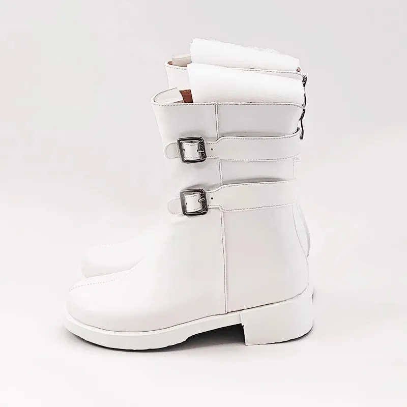 أنيمي دور اللعب مانجيرو سانو تأثيري ازياء أحذية الرجال بولي Leather الجلود الدعائم الأحذية لجميع القديسين كرنفال حفلة عيد الميلاد مخصصة