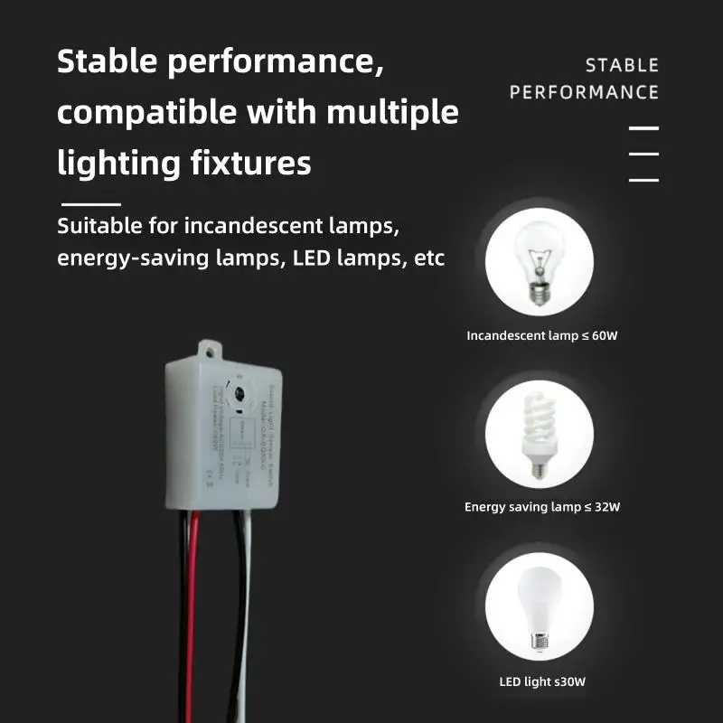 Sound Voice Sensor Home Improvement Smart Sensor Switches Module 220V Detector Intelligent Auto On Off Light Switch Accessories