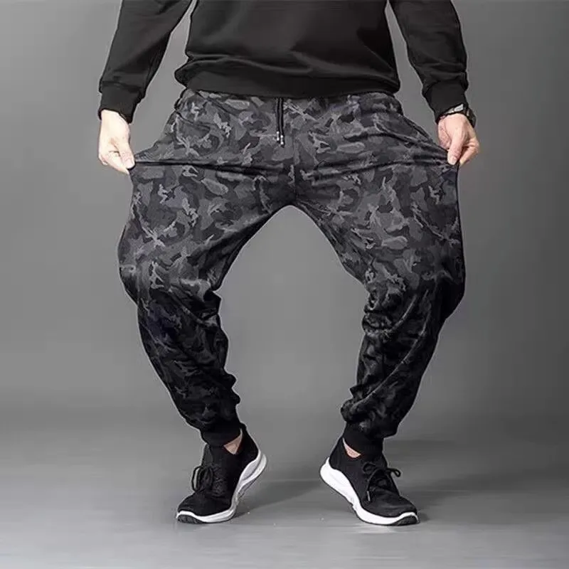 Premium Ice Silk Men's Work Pants – Camouflage Straight Leg Fit, Breathable Summer Trousers for Office, Youthful &