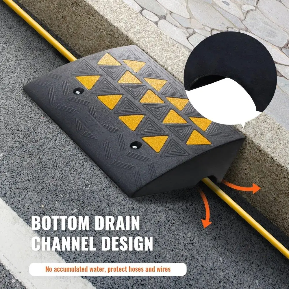 ممر رصيف للممر ، ارتفاع 6 بوصة ، عرض من المطاط ، طول درب الرصيف ، 15 طن للخدمة الشاقة #5