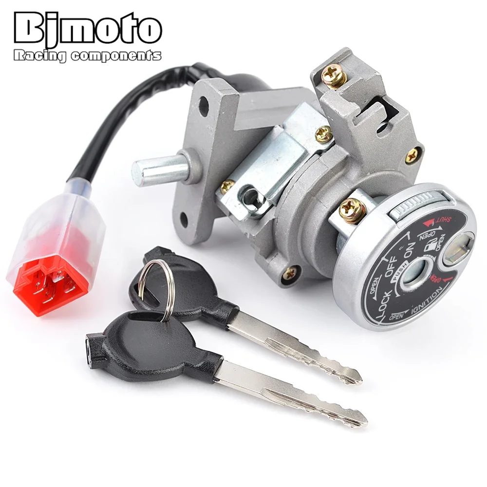 

Motorcycle Fuel Gas Cap Ignition Switch Seat Lock with Key Kit For Yamaha YW125 Zuma 125 BWS125 R Zuma 125 2016-2020