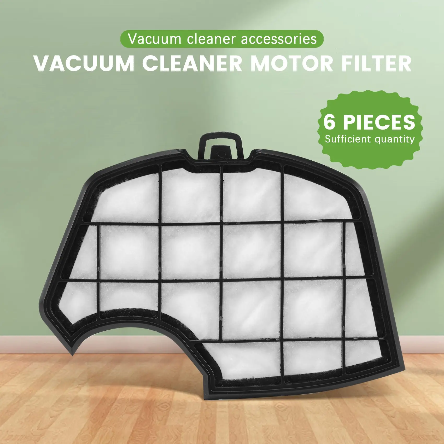 6 uds para Vorwerk Kobold reemplazar filtros protección del Motor VK150 VK140 Accesorios