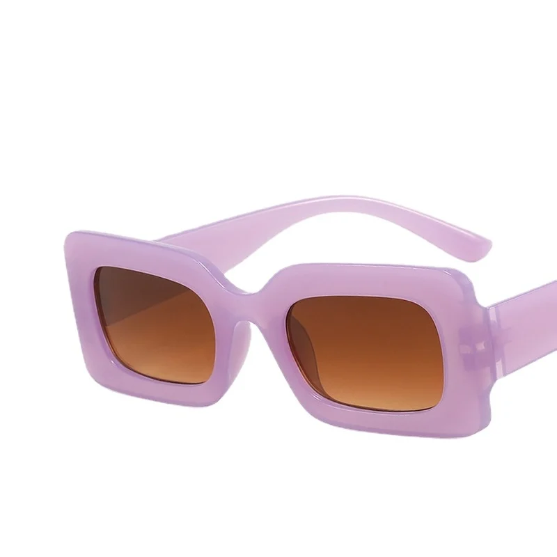 Gafas de sol rectangulares Vintage para mujer, anteojos de sol femeninos de marca Retro de ojo de gato con montura pequeña, gafas de viaje de lujo