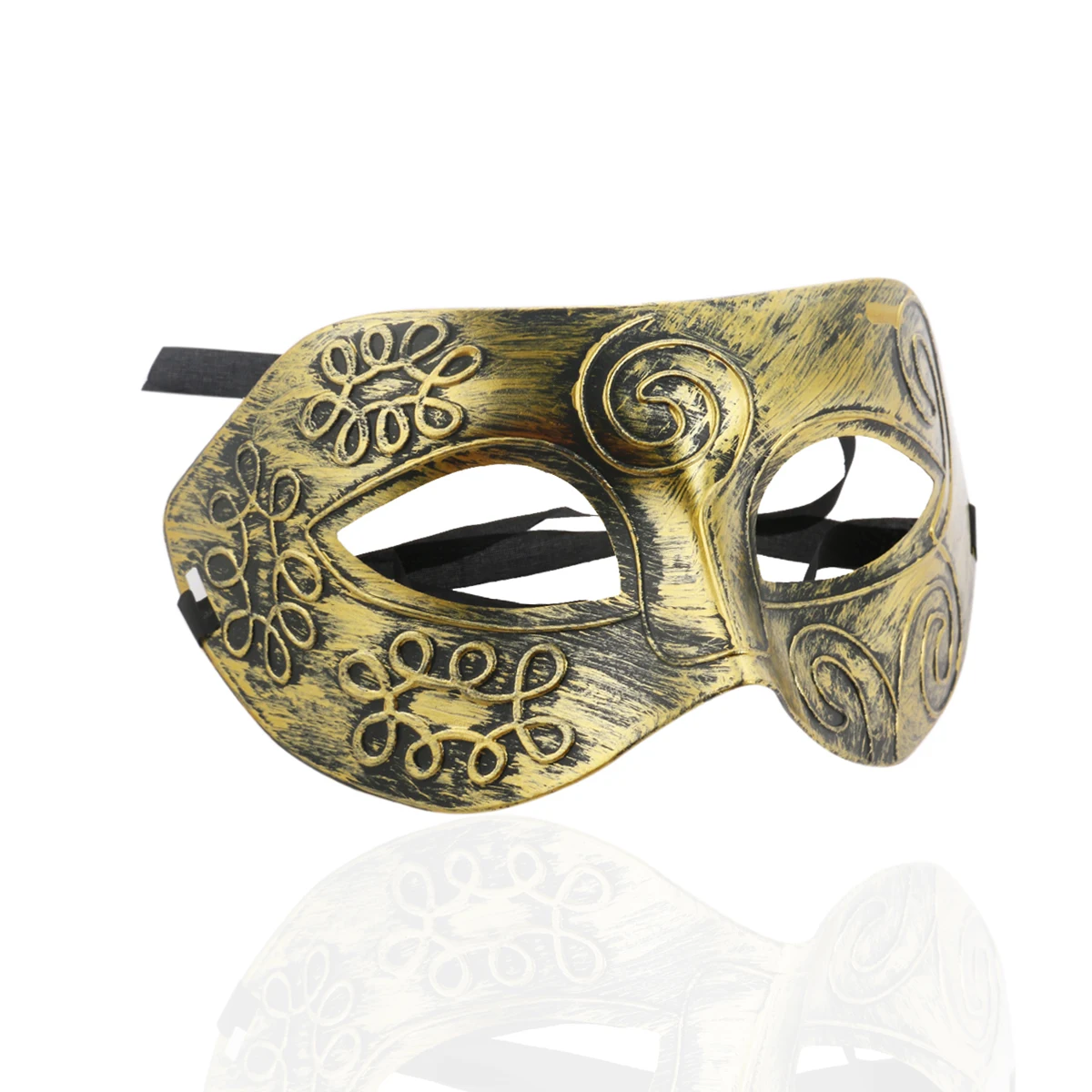 

Golden Adult Men'S Greek Roman Fighter Masquerade Face 18Cm*9Cm Halloween Fancy Dress Ball Costume Party Masquerade For Men