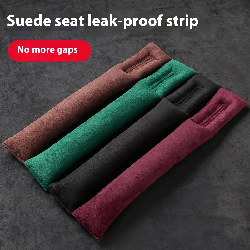 

Universal Car Seat Gap Fillers Suede Leather Car Interior Accessories Leakproofing Car Seat Leak Strips Car Accessories