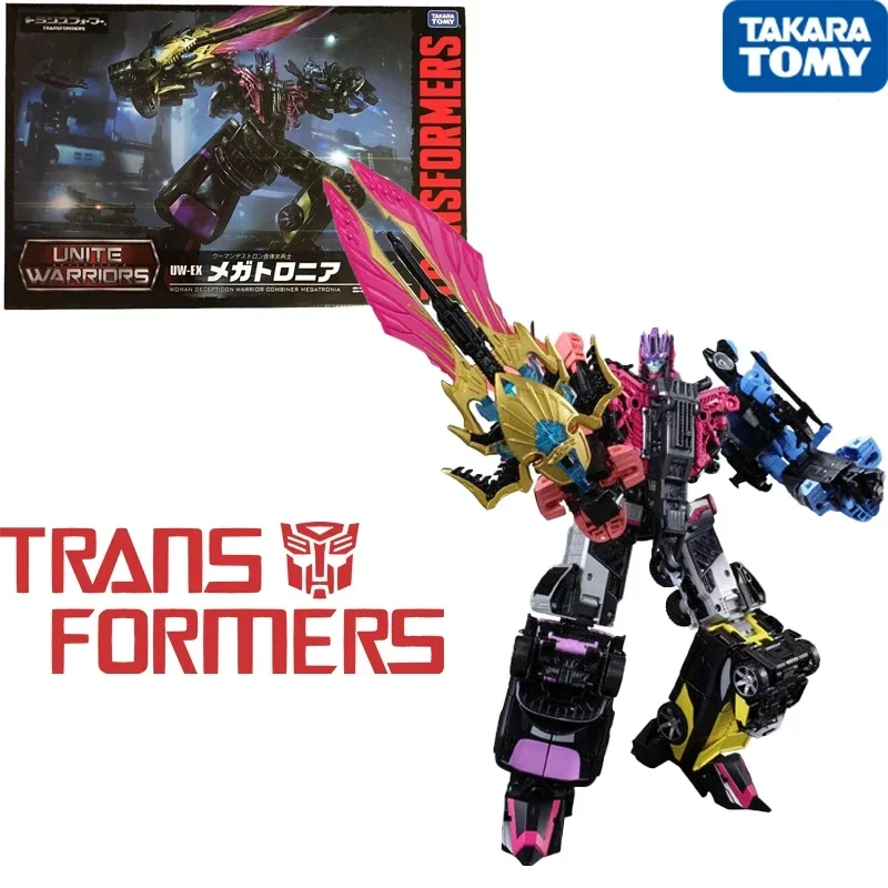 Takara Tomy Transformers Uw-Ex Megatron figura de acción envío gratis Hobby recoger regalo de cumpleaños modelo juguetes Anime