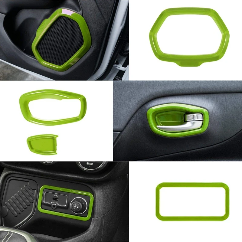 31Pcs Car Interior Accessories Decoration Set For Jeep Renegade 2015-2020