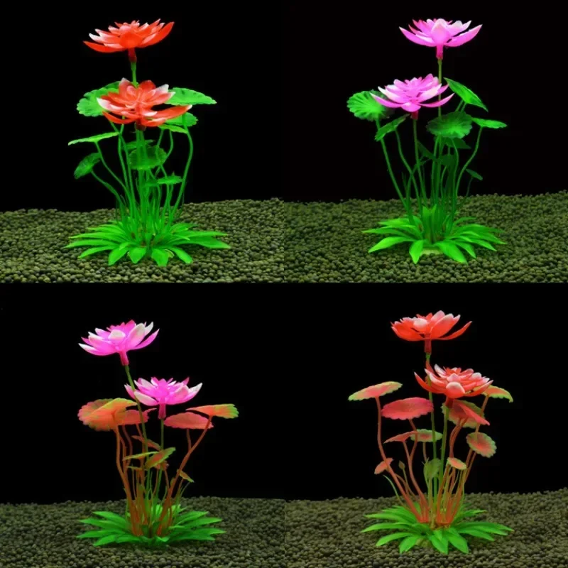 Fish Tank Decoration Simulated Aquarium Landscaping Plants and Aquatic Plants Plastic Fake Water Plant Decoration