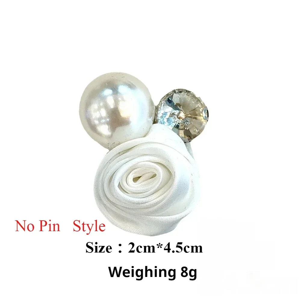 الربيع غزل روز القماش ملصق فتاة حلوة زهرة اللؤلؤ DIY بها بنفسك إكسسوارات الشعر دبوس الشعر مجوهرات الملابس الأحذية والجوارب والاكسسوارات