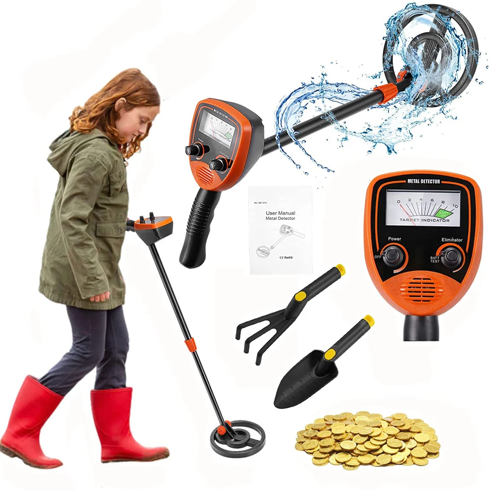 

Kids Metal Detector Underground Beach Treasure Hunter Detector Tool Gold Finder Metal Seeker Beginner Parents-Kids Gift