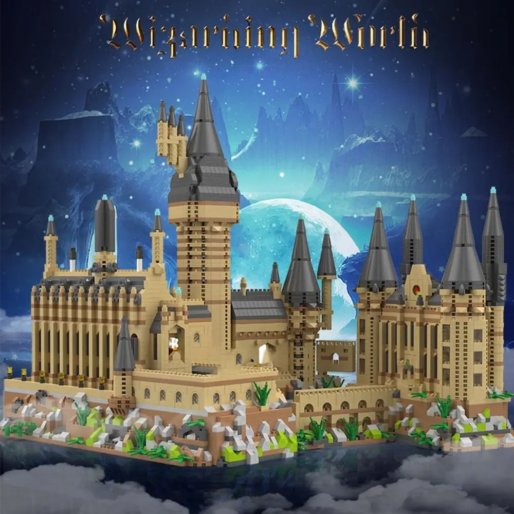 Harry Castle Kit di blocchi architettonici in miniatura da 54 pezzi: regalo ideale per bambini e adulti