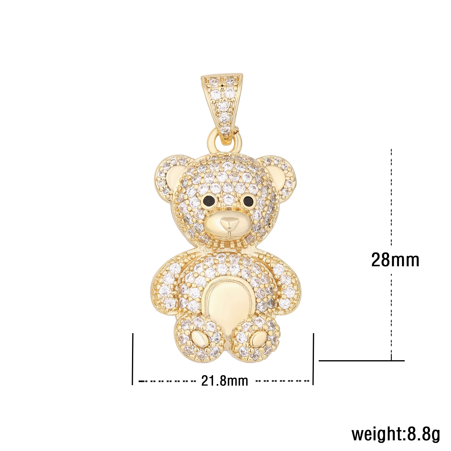 VCT Hapiship Charm Fashion Copper Animals Charms Charms For Jewelry 2023