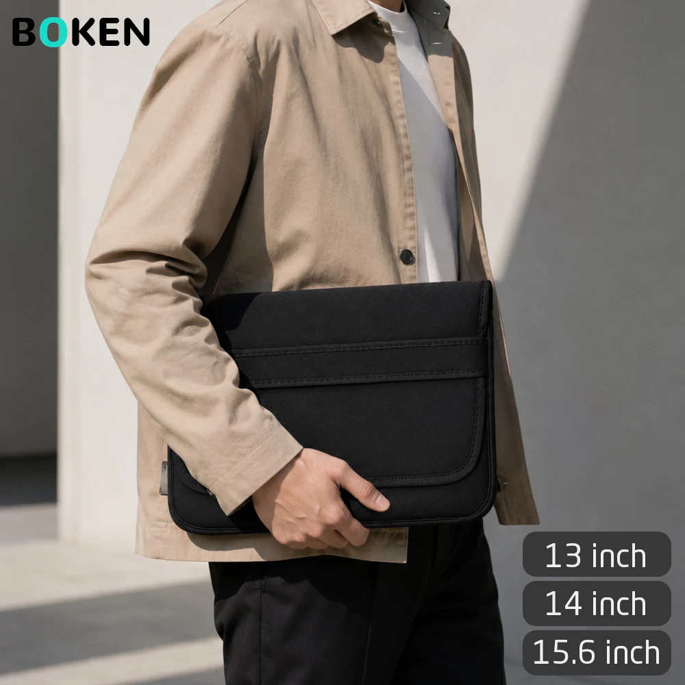 Soft Full Protective Shockproof Sleeve Case Pouch 13 14 15.6 inch Ultra Slim Laptop Bag for MacBook HP Dell Lenovo ASUS Notebook