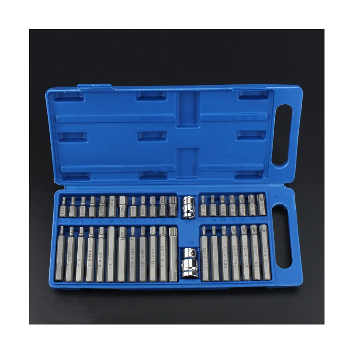 40 Pieces Star Spline Hex Socket Bit Set Tool Kit Precision Screwdriver Bit Garage Tool Equipment for Car Auto Repair