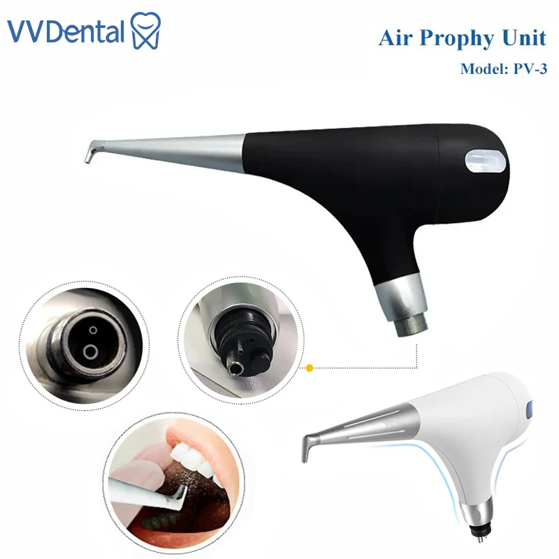 VVDental Dental Air Prophy Unit Jet Air Flow Teeh Whitening Spary Polisher 2/4 Holes Dental Sandblasting Instrument Dentistry