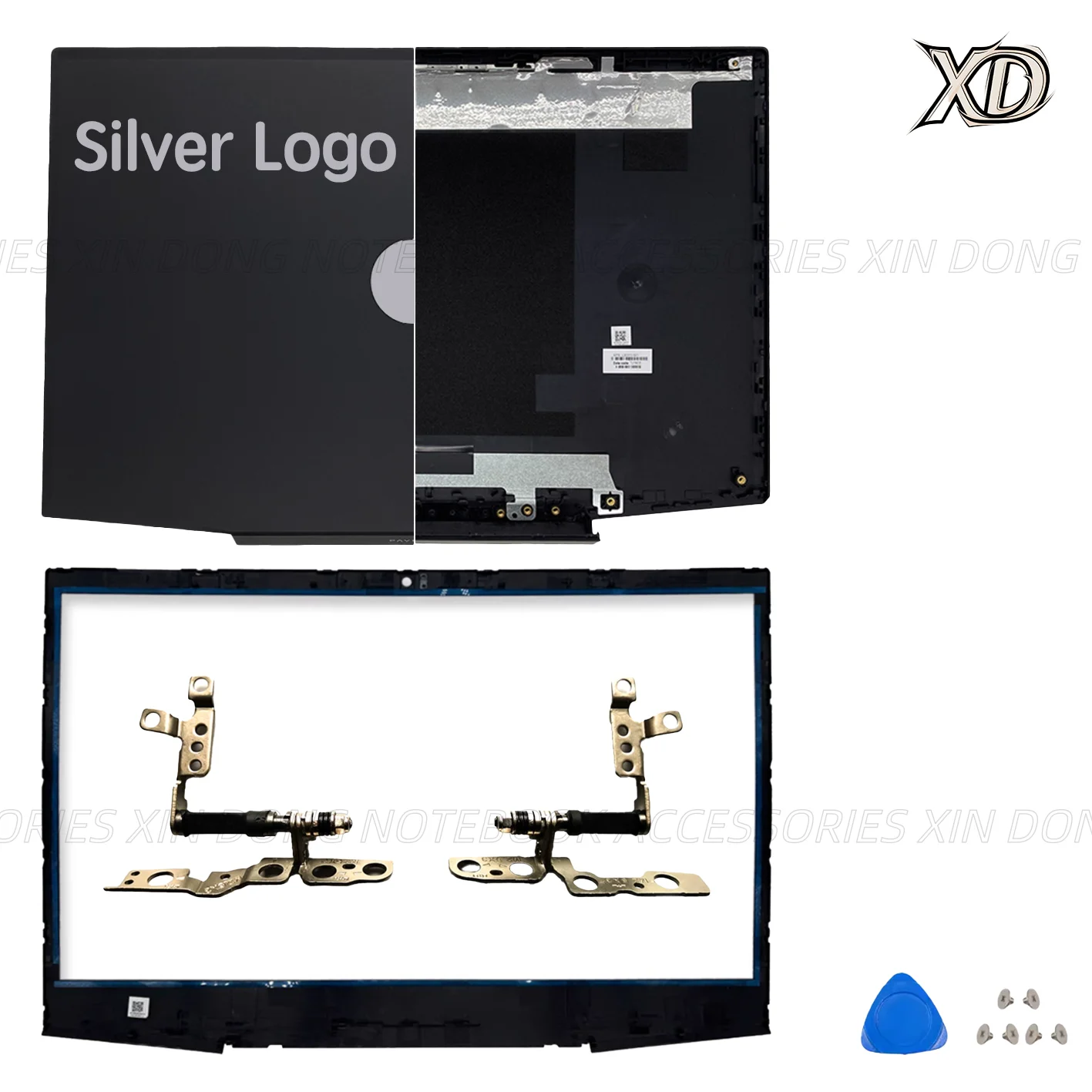 Laptop Housing Case For Pavilion Gaming 15-CX 15T-CX TPN-C133 15-cx0056wm LCD Back Cover / Front Bezel / Hinges Replacement