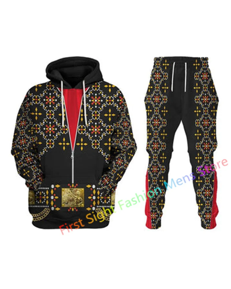 

3D Printed Men's Hoodies Suits Fashion Sweatshirt Sweatpants Design Men Tracksuit Sets Pullover Hoodie Jacket Unisex Clothing