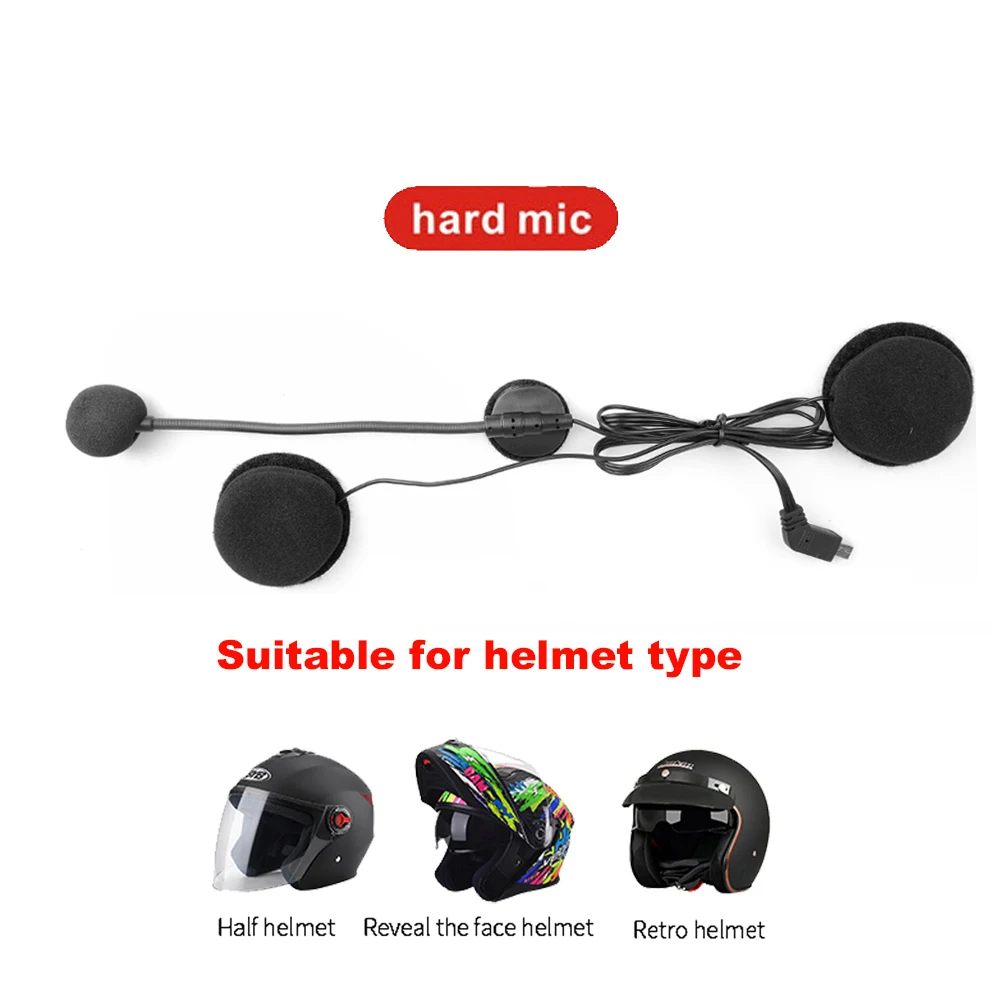 Microphone Parts for X1 Plus Motorcycle Helmet Intercom Headset Bluetooth Waterproof Moter Interphone