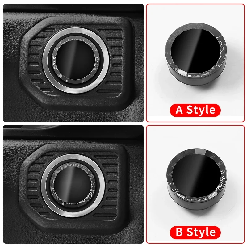 For Land Cruiser Prado LC 250 2024-2025 One-Key Start Ring First Edition 1958, J250 interio upgrade Decoration Accessories Tools
