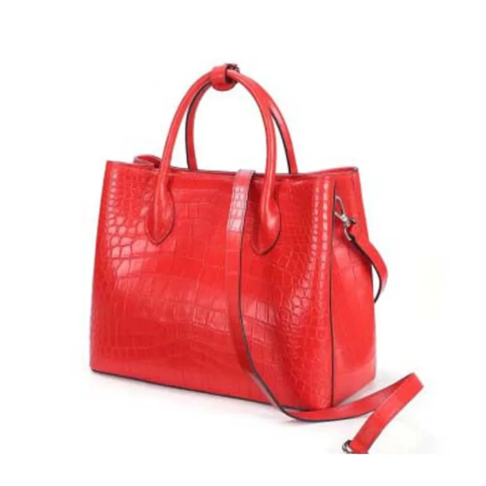 

madun import crocodile bag red Female bag women handbag fashion classic male hand bags