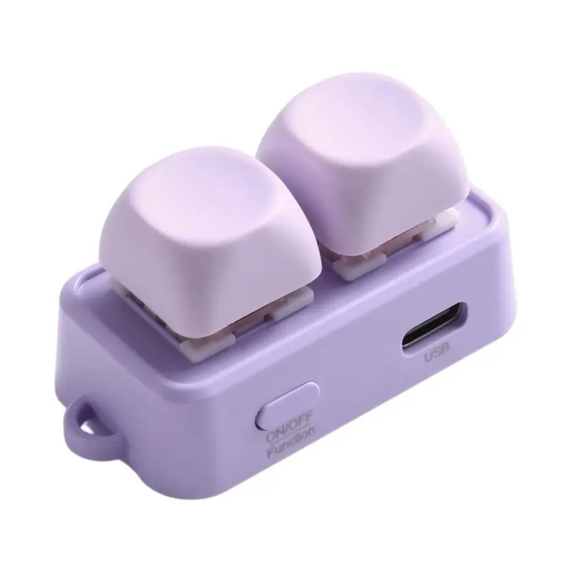 ABJF-Dual Button Page Turner Remote Control Keypad Bluetooth For Kobo E-Book Readers, Phones Tablets,Ergonomic Design
