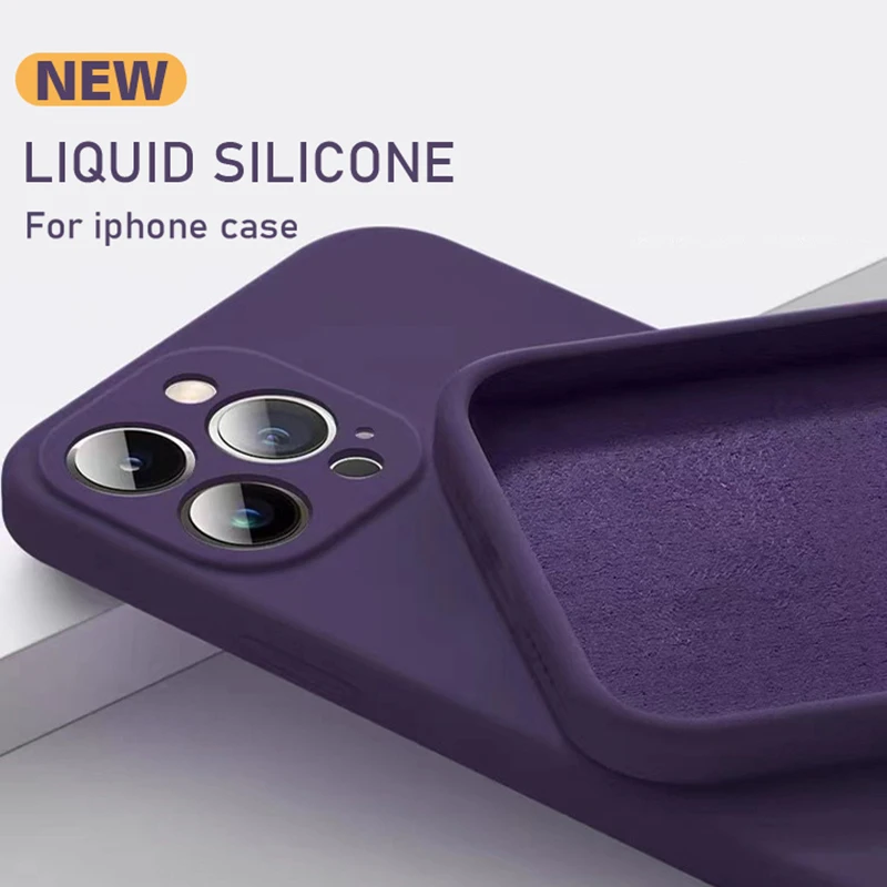 Original Silikon Magnetische Ring Halter Fall Für iPhone 11 12 13 14 15 Pro XS Max XR XS X 8 7 stoßfest Funda Abdeckung – Detail 1