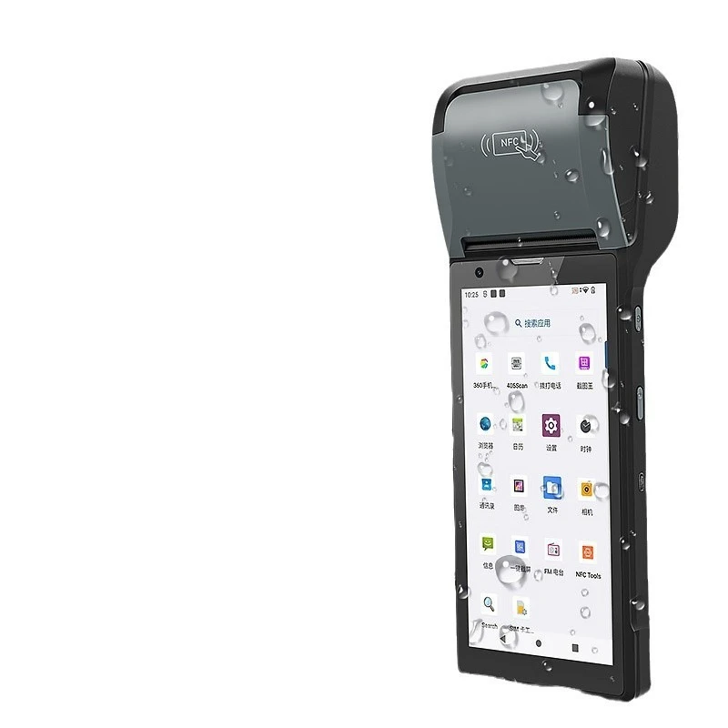 Handheld end point scanning and printing integrated data end point label NFC fingerprint Android one-dimensional two-dimensional