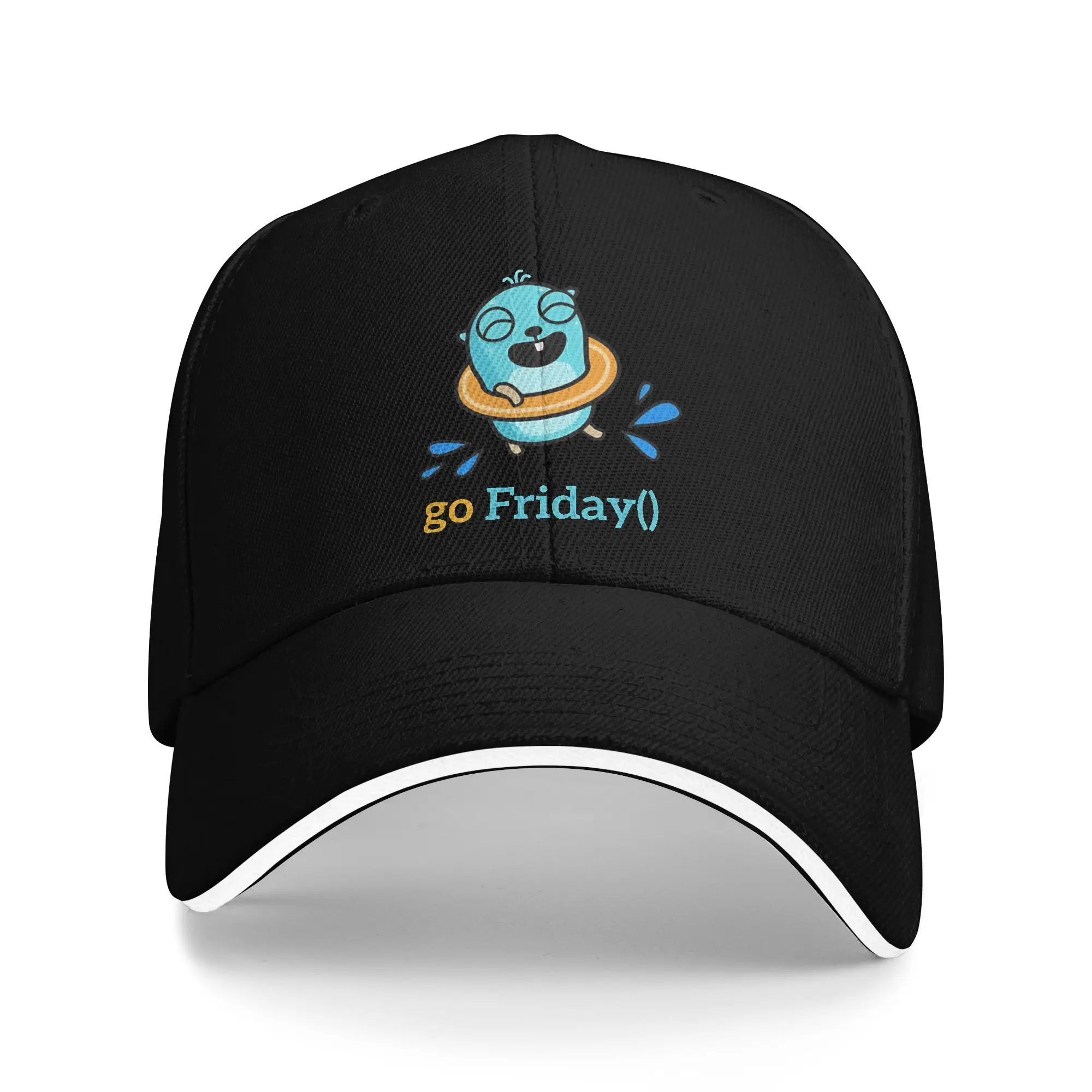 New Arrival Baseball Caps golang gopher friday  Outfits For Men Women Trucker Cap Fashion  Sun Cap Gift