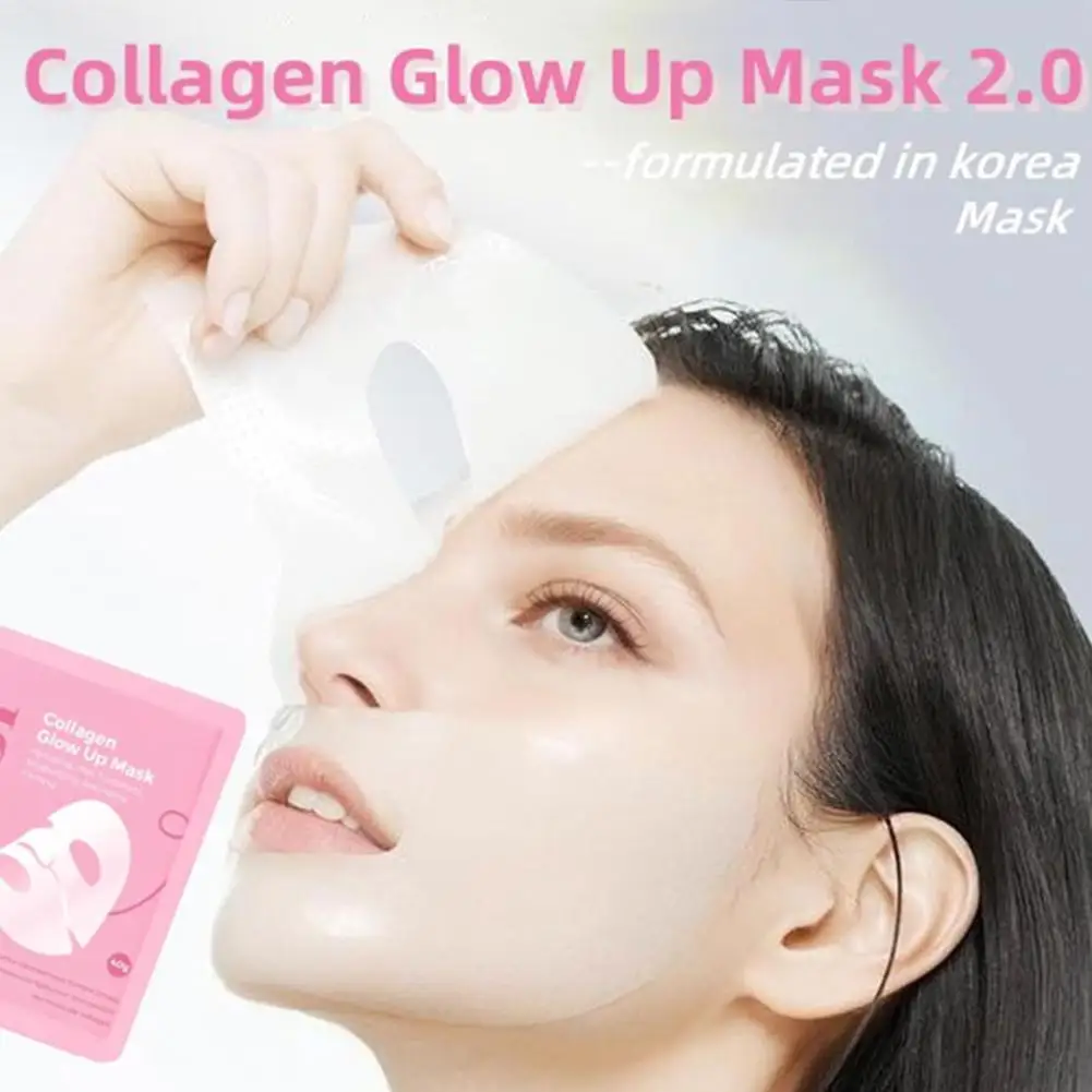 Korean Bio Collagen Overnight Face Mask Deep Hydrating Firming Brightening Moisturizing Pore Care Fine Line Beauty Skincare