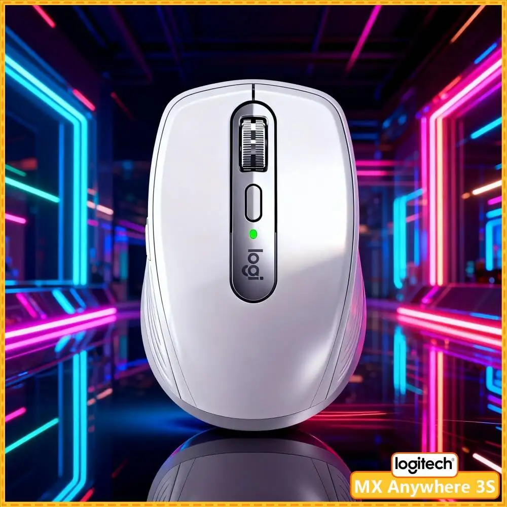 Top-Tier MX Anywhere 3S - 8000 DPI, Hyper-Scroll, Silent Click, Perfect for Hardware Exhibition & Hall Office Work