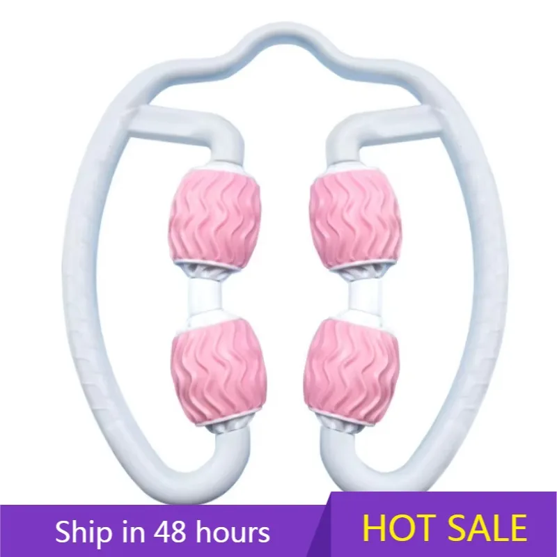 

YTYIN Neck Massage Tools Hand Massager Roller Ball Body Roll Fitness Equipment 4 Abs Roller Wheel