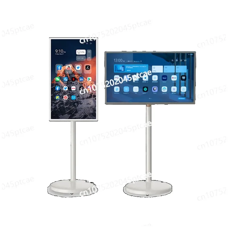 27-Inch Rechargeable Smart Long Standby LCD Portable Smart Touch TV and Mobile Lift Bracket Accessories