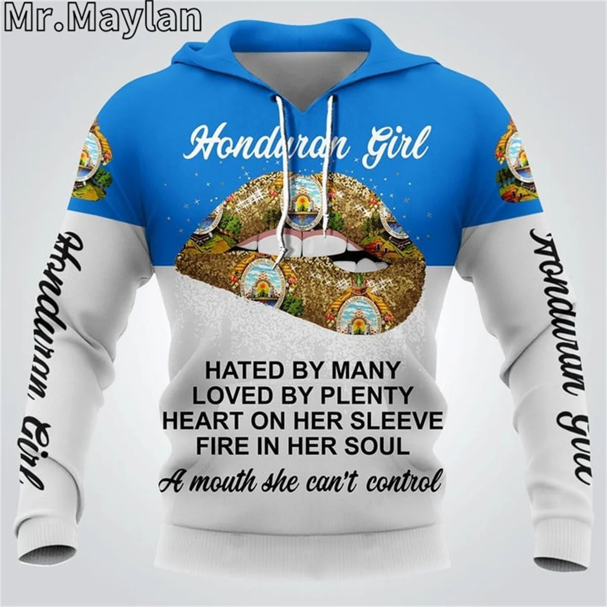 PERSONALIZED NAME HONDURAS 3D Print Jacket Men/women Hoodie Unisex Casual Streetwear Sweatshirts ZIP Pullover Sudadera Hombre-34