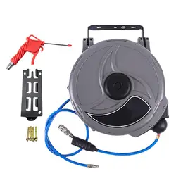 Air Tool Hose Reels 15meters Heavy Duty Air Hose Reel Retractable Air Hose Reel Retractable for Garage Workshop