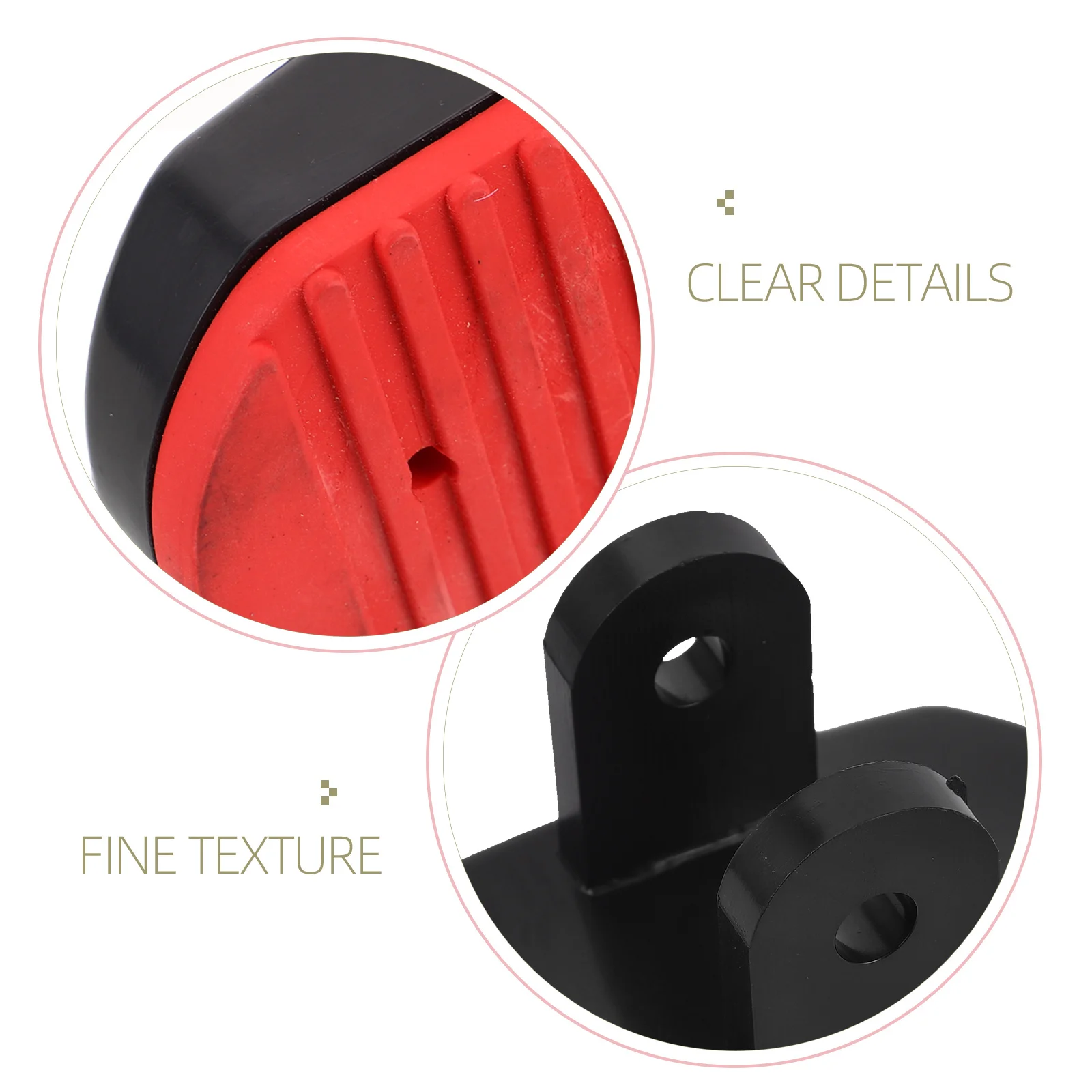 وسادات أقدام السلم العلوي، تصميم مضاد للانزلاق، تقليل الضوضاء، سهلة التركيب لسلامة المكاتب المنزلية، أقدام سلم مضادة للانزلاق #2