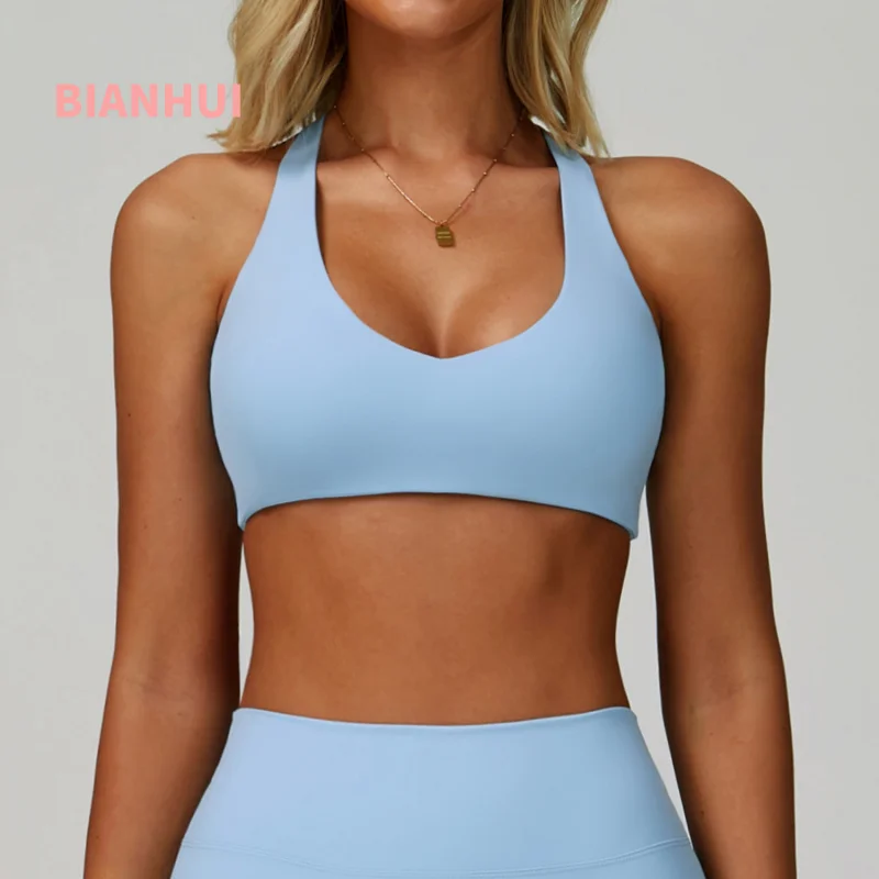 

BIANHUI Sports Bra Woman Outdoor Sports Bra Quick-Dry Beauty Back Fitness Wear Women's Running Yoga Clothing Sporty Woman Top