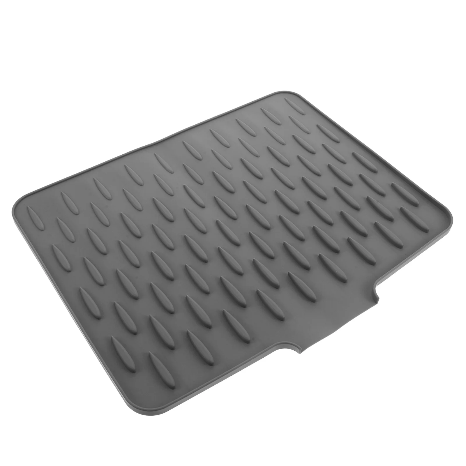 

Non Slip Kitchen Drying Pad Odorless Silicone Dish Drainer Mat Countertop Protection 15x20 Inch