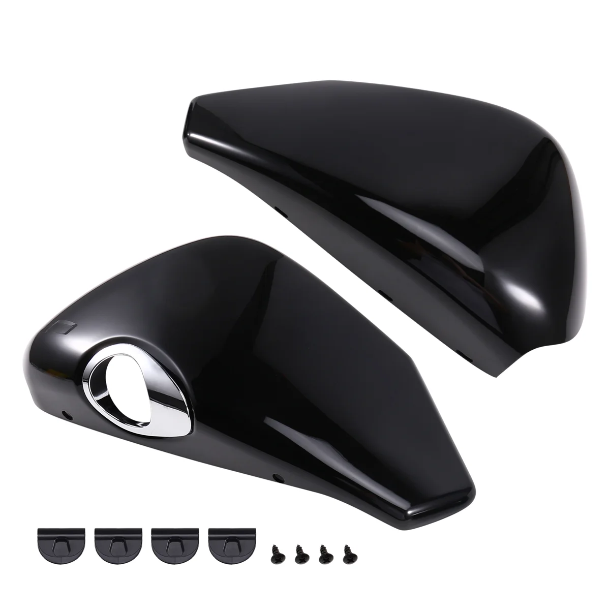 Surprised! Motorcycle Battery Guard Board Side Fairing Cover for Harley XL 1200 883 X48 2004-2013 Motorcycle Modified Protection