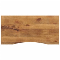 [Solid Wood] desk Plate M. recess 110x50x2.5 cm Mango