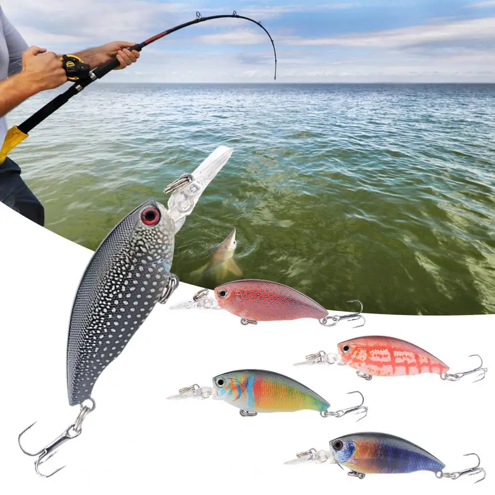 Fake Bait  Eco-friendly UV Printed Bright Color  Fishing Lure Bait Underwater Hard Bait Fishing Supplies