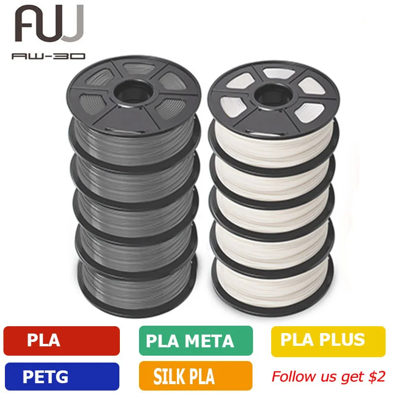 JAYO PLAMETA/PLA+/SILK/PETG/ Filament 1.75mm 10Roll 11KG High Quantity 3D Printing Filaments Suitable For FDM 3D Printer &3D Pen