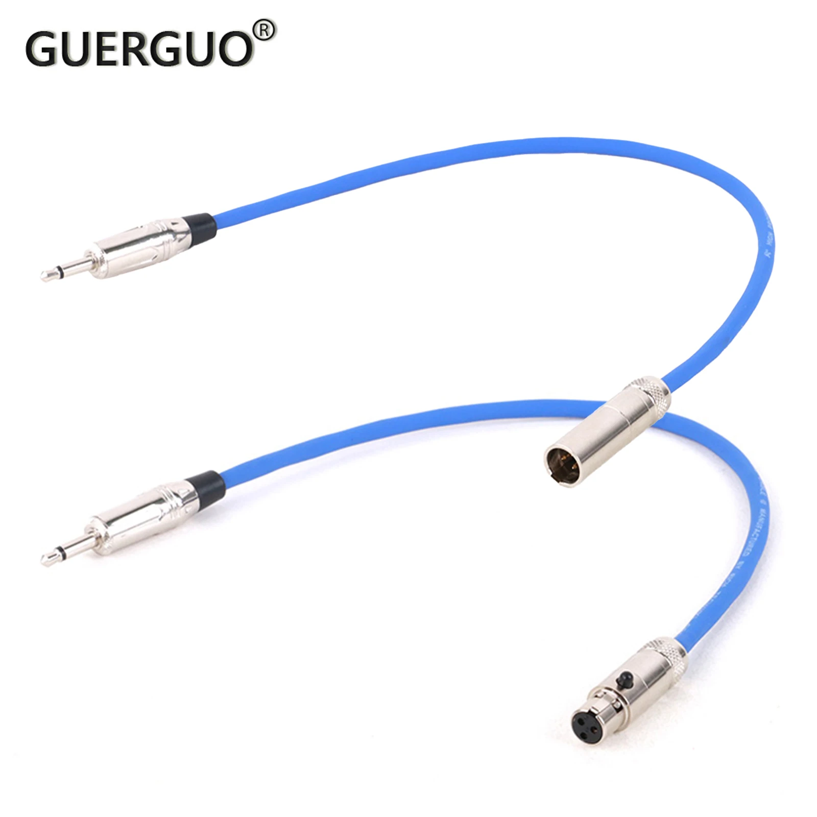 3-Pin Mini XLR to Mini Jack 3.5mm Mono Audio Cable 1/8