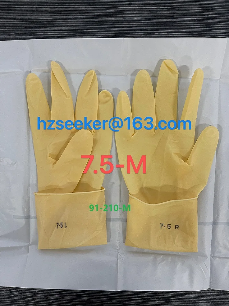 Ansell Accutech®91-210(1 Paar) Verdikte Latex Ondereiwitgehalte Handschoen (30 Cm) Klasse 10 (Iso 4) Cleanroom Poedervrije Handschoen